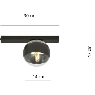Plafon szklany Fit 14cm Emibig - Nowoczesny design