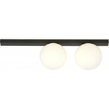 Plafon szklany FIT 2 - Emibig | Biało-czarny, 60cm