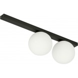 Plafon szklany FIT 2 - Emibig | Biało-czarny, 60cm