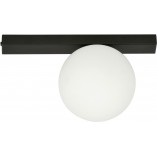 Plafon szklany Fit 15cm biało-czarny Emibig | Salon, Sypialnia