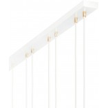Lampa wisząca Glam IV - szklane kule, bursztyn | Emibig