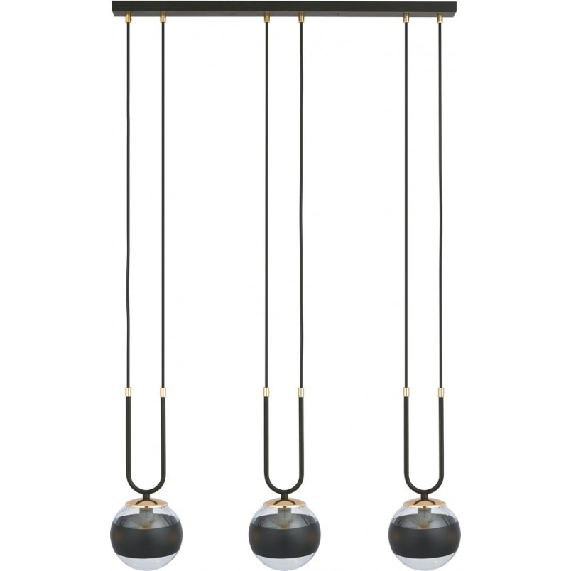 Lampa wisząca Glam III czarna - Emibig | Eleganckie oświetlenie
