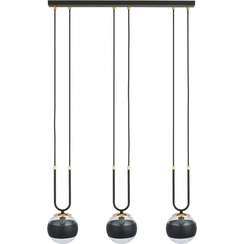 Lampa wisząca Glam III czarna - Emibig | Eleganckie oświetlenie