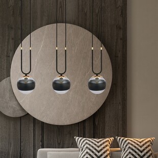 Lampa wisząca Glam III czarna - Emibig | Eleganckie oświetlenie
