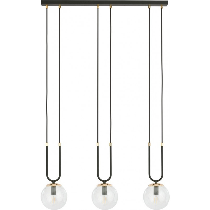 Lampa Wisząca Glam III - 3 kule szklane | Emibig
