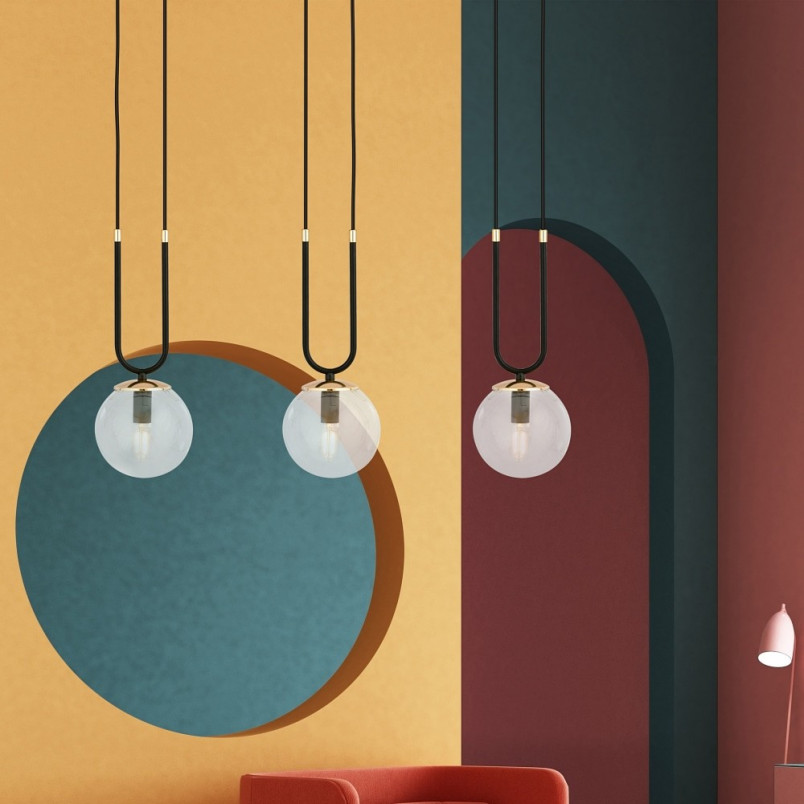 Lampa Wisząca Glam III - 3 kule szklane | Emibig