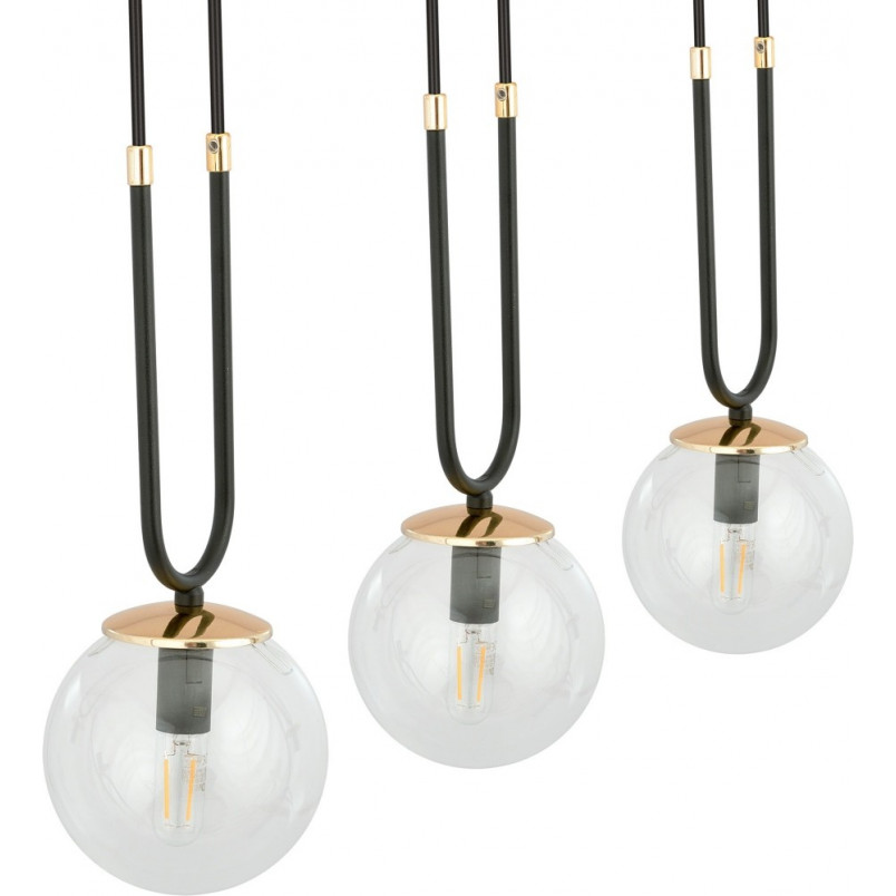 Lampa Wisząca Glam III - 3 kule szklane | Emibig