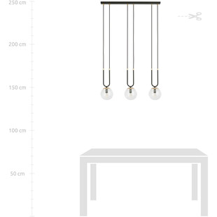 Lampa Wisząca Glam III - 3 kule szklane | Emibig