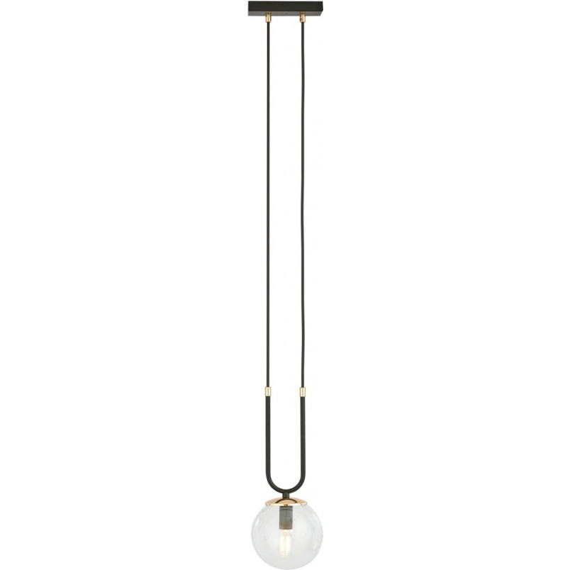 Lampa wisząca Glam - szklana kula Emibig | Salon, Sypialnia