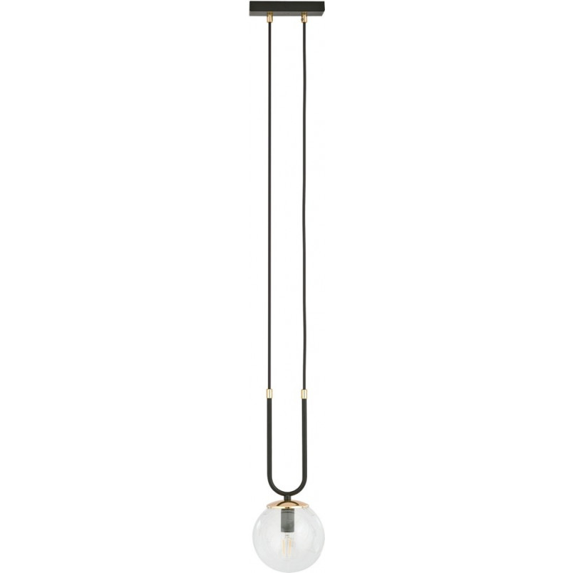 Lampa wisząca Glam - szklana kula Emibig | Salon, Sypialnia