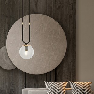 Lampa wisząca Glam - szklana kula Emibig | Salon, Sypialnia
