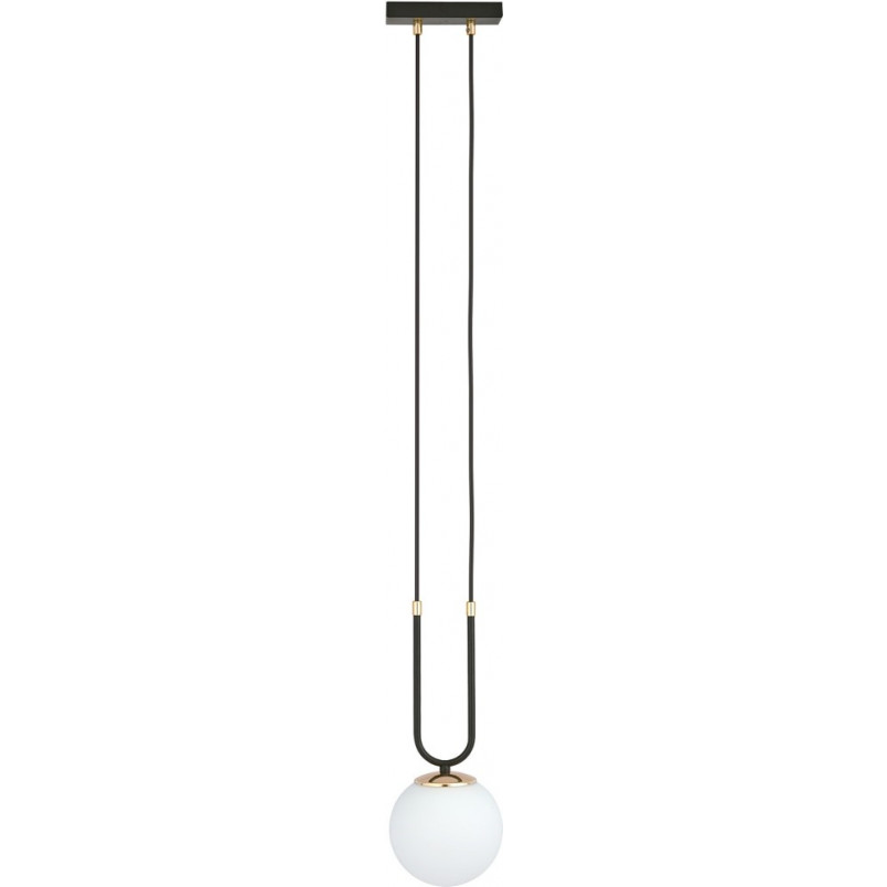 Lampa wisząca Glam biało-czarna Emibig | Sklep z lampami