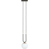 Lampa wisząca Glam biało-czarna Emibig | Sklep z lampami