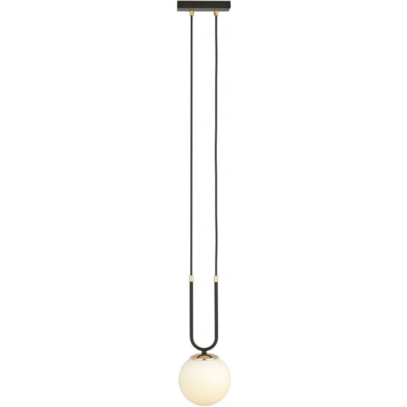 Lampa wisząca Glam biało-czarna Emibig | Sklep z lampami