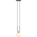 Lampa wisząca Glam biało-czarna Emibig | Sklep z lampami