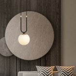 Lampa wisząca Glam biało-czarna Emibig | Sklep z lampami