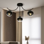 Lampa sufitowa Boston III Emibig | Szklane kule, 70cm