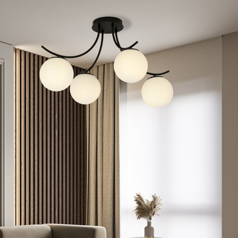 Lampa Sufitowa Boston IV - Szklane Kule | Emibig