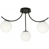 Lampa sufitowa Boston III | Szkło biało-czarne | Emibig