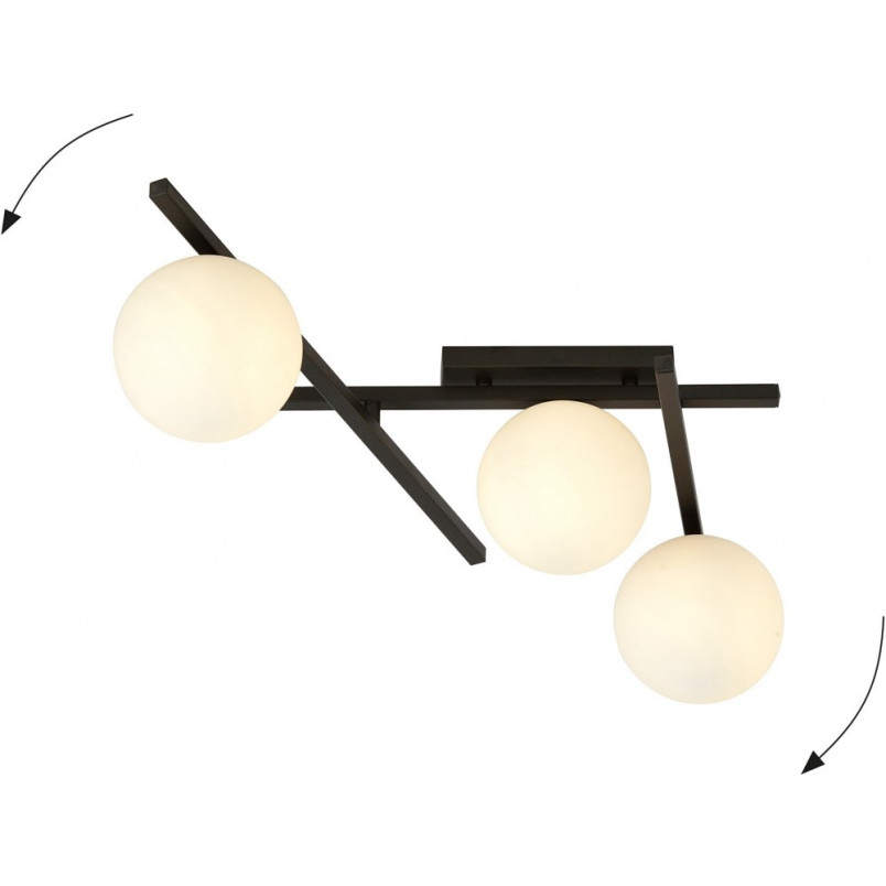 Lampa sufitowa SMART III biało-czarna | Emibig - Sklep z lampami