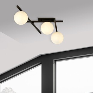Lampa sufitowa SMART III biało-czarna | Emibig - Sklep z lampami