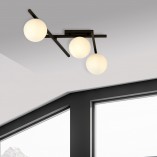 Lampa sufitowa SMART III biało-czarna | Emibig - Sklep z lampami