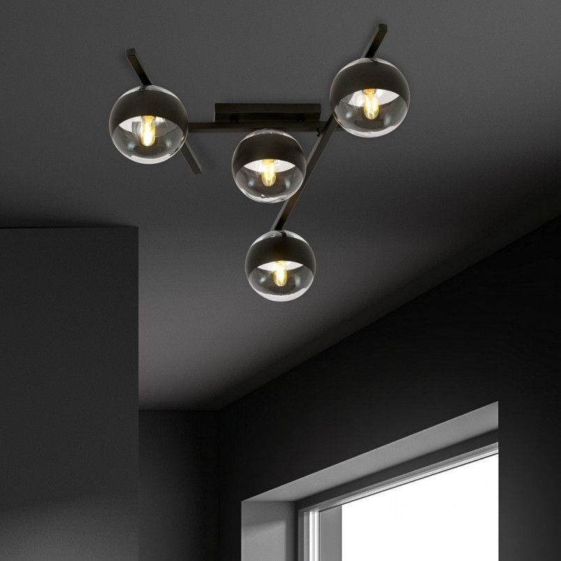 Lampa Sufitowa Szklane Kule Emibig | Nowoczesne Oświetlenie