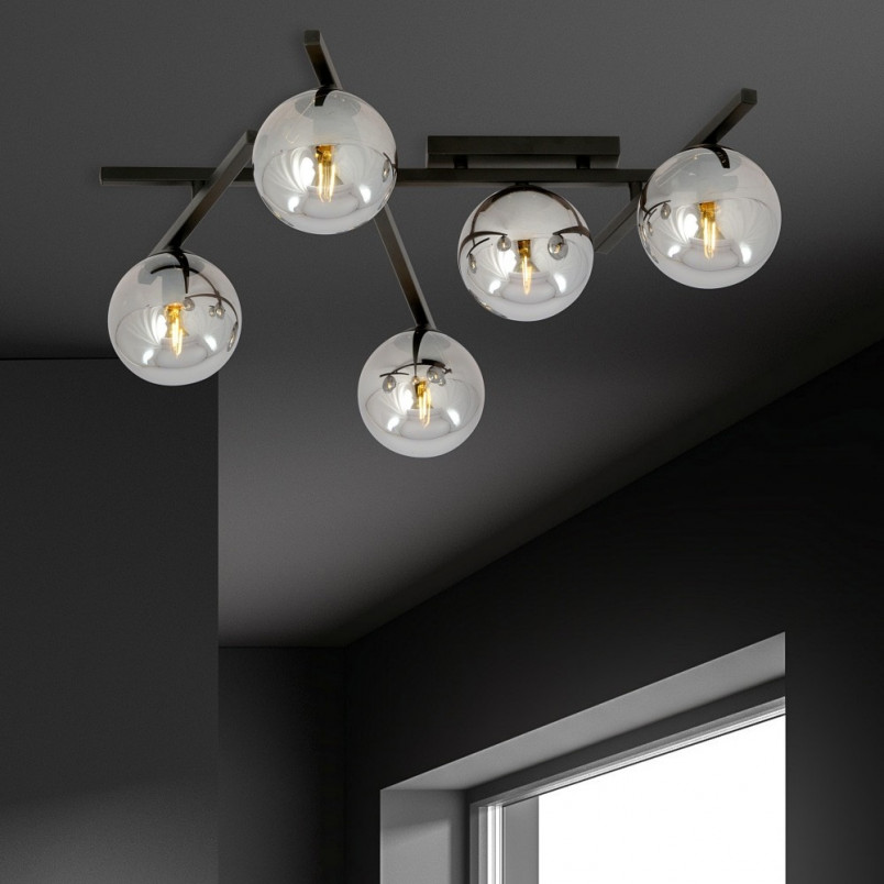 Lampa sufitowa szklane kule Emibig | Nowoczesne oświetlenie