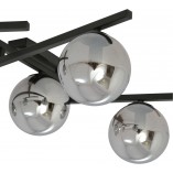 Lampa sufitowa Emibig SMART - szklane kule, grafit/czarny