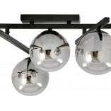 Lampa sufitowa Emibig SMART - szklane kule, grafit/czarny