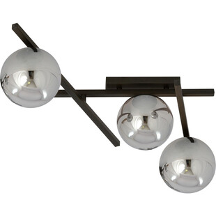 Lampa sufitowa szklane kule Smart III 51cm grafitowo-czarna Emibig