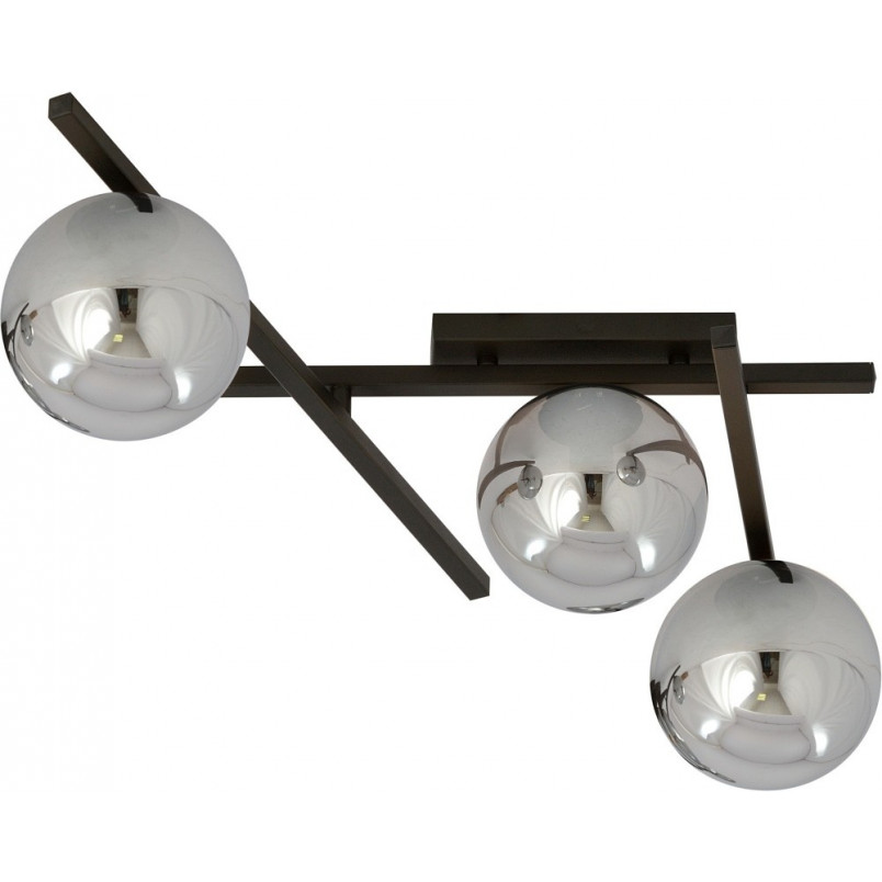 Lampa Sufitowa SMART III - Szklane Kule, Grafit/Czarny | Emibig
