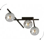 Lampa Sufitowa SMART III - Szklane Kule, Grafit/Czarny | Emibig