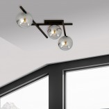 Lampa Sufitowa SMART III - Szklane Kule, Grafit/Czarny | Emibig