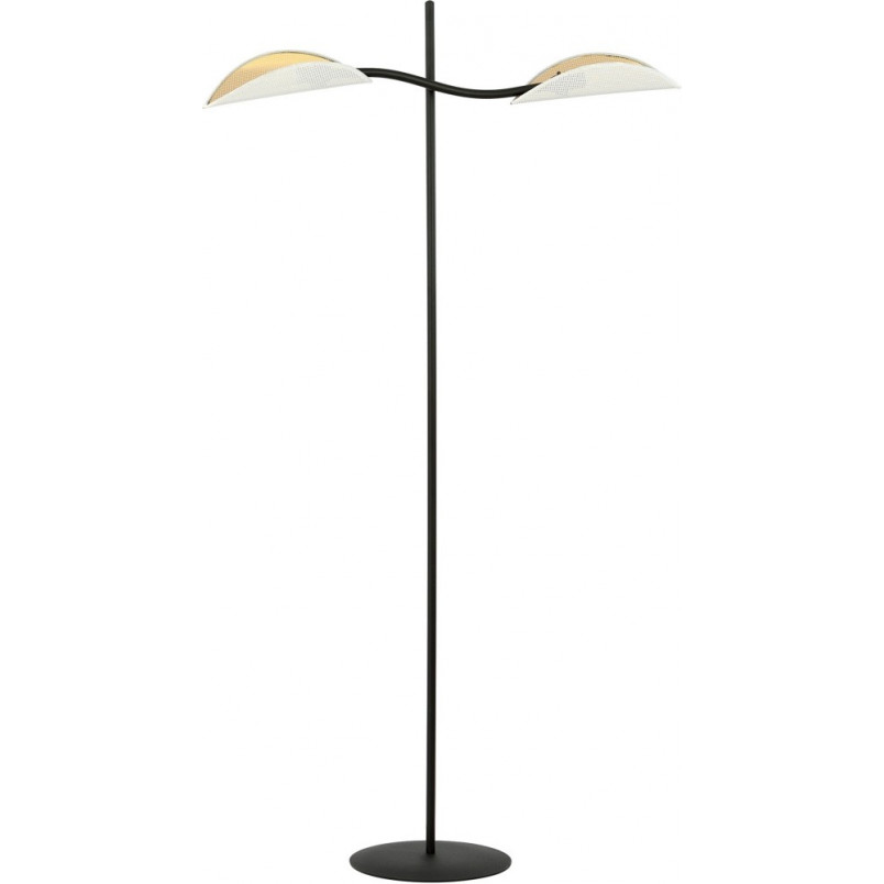 Lampa podłogowa Lotus biało-złota | Emibig - Design i Jakość