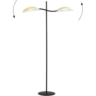 Lampa podłogowa Lotus biało-złota | Emibig - Design i Jakość