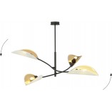 Lampa Sufitowa Lotus IV - Biało-Złota Emibig | Sklep z Lampami