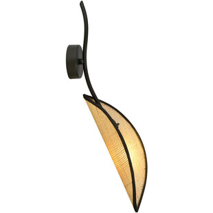 Kinkiet Lotus rattanowy Emibig | Designerski kinkiet boho