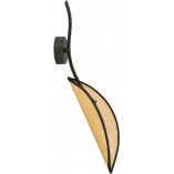 Kinkiet Lotus rattanowy Emibig | Designerski kinkiet boho