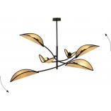 Lampa Sufitowa Lotus VI Rattan - Emibig | Boho Design