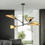 Lampa Sufitowa Lotus IV Rattanowa | Emibig - Boho Styl