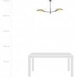 Lampa Sufitowa Lotus II Rattanowa | Emibig - Boho Styl