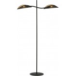 Lampa podłogowa Lotus czarno-złota | Emibig - Design i Jakość