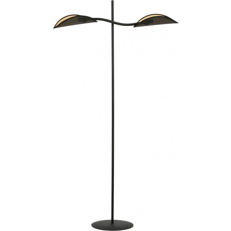Lampa podłogowa Lotus czarno-złota | Emibig - Design i Jakość