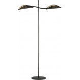 Lampa podłogowa Lotus czarno-złota | Emibig - Design i Jakość