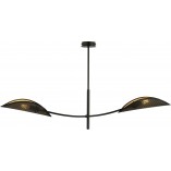 Lampa Sufitowa Lotus II Czarno-Złota | Emibig - Design i Jakość