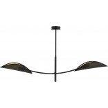Lampa Sufitowa Lotus II Czarno-Złota | Emibig - Design i Jakość