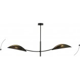 Lampa Sufitowa Lotus II Czarno-Złota | Emibig - Design i Jakość