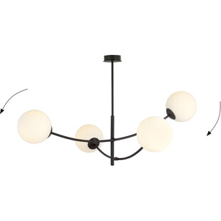 Lampa Sufitowa Hunter IV - Szklane Kule | Emibig
