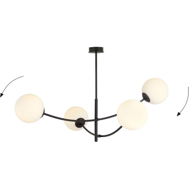 Lampa Sufitowa Hunter IV - Szklane Kule | Emibig